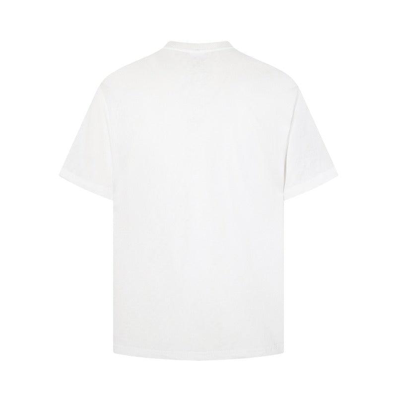 Men's t-shirts: american retro unisex g-grade breathable snowflake cotton printed crew neck slim fit short sleeve tee