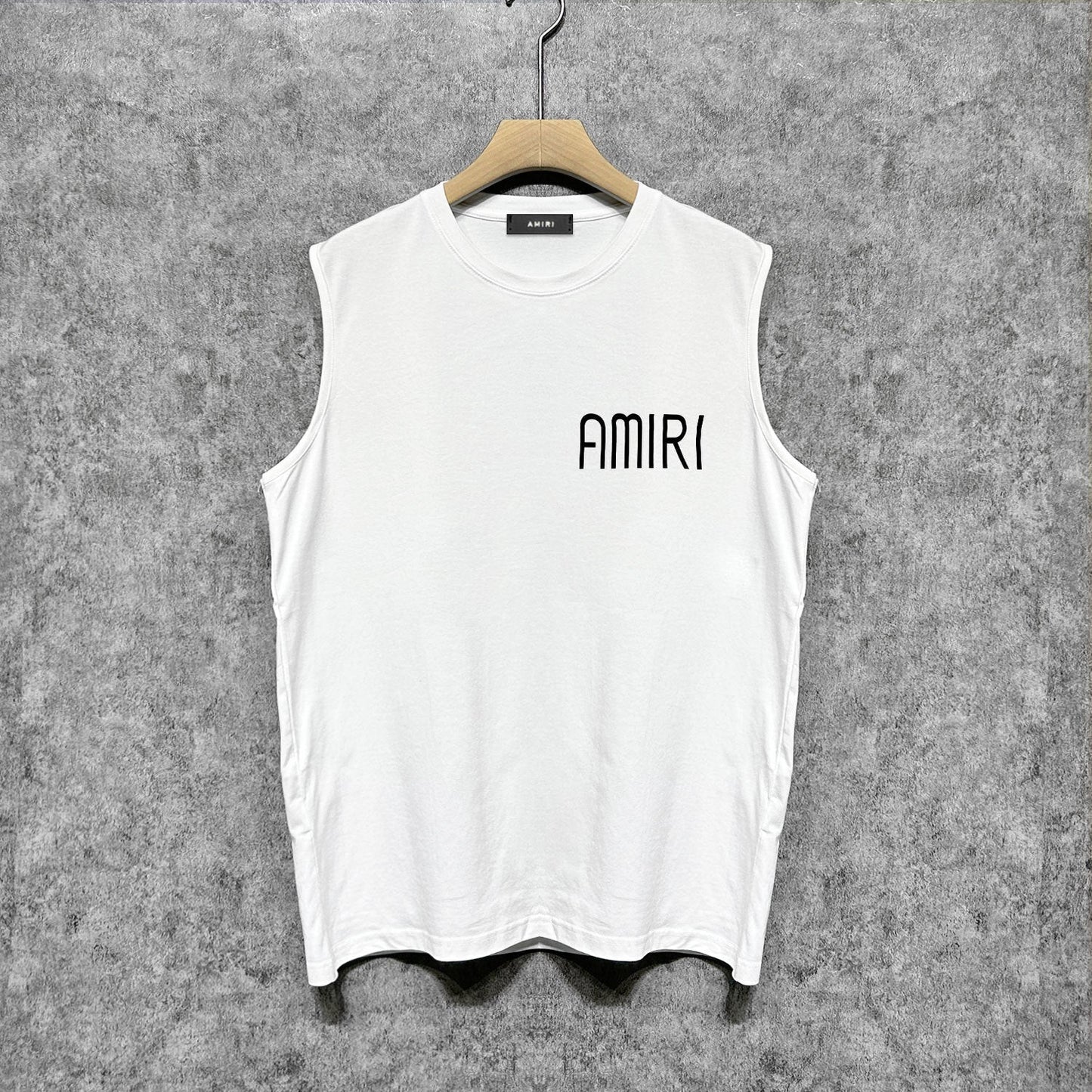Amiri tank top mottled spider print