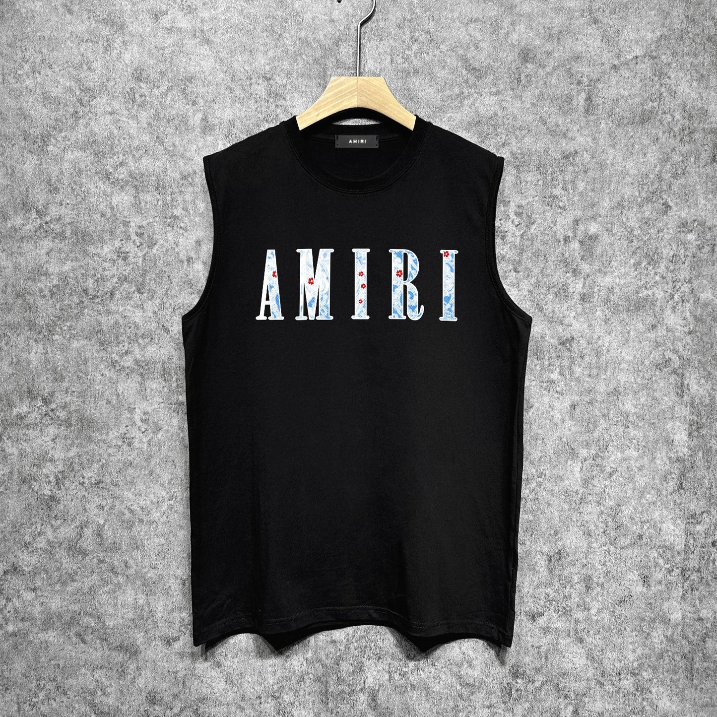 Amiri tank top colorful waist flower printing