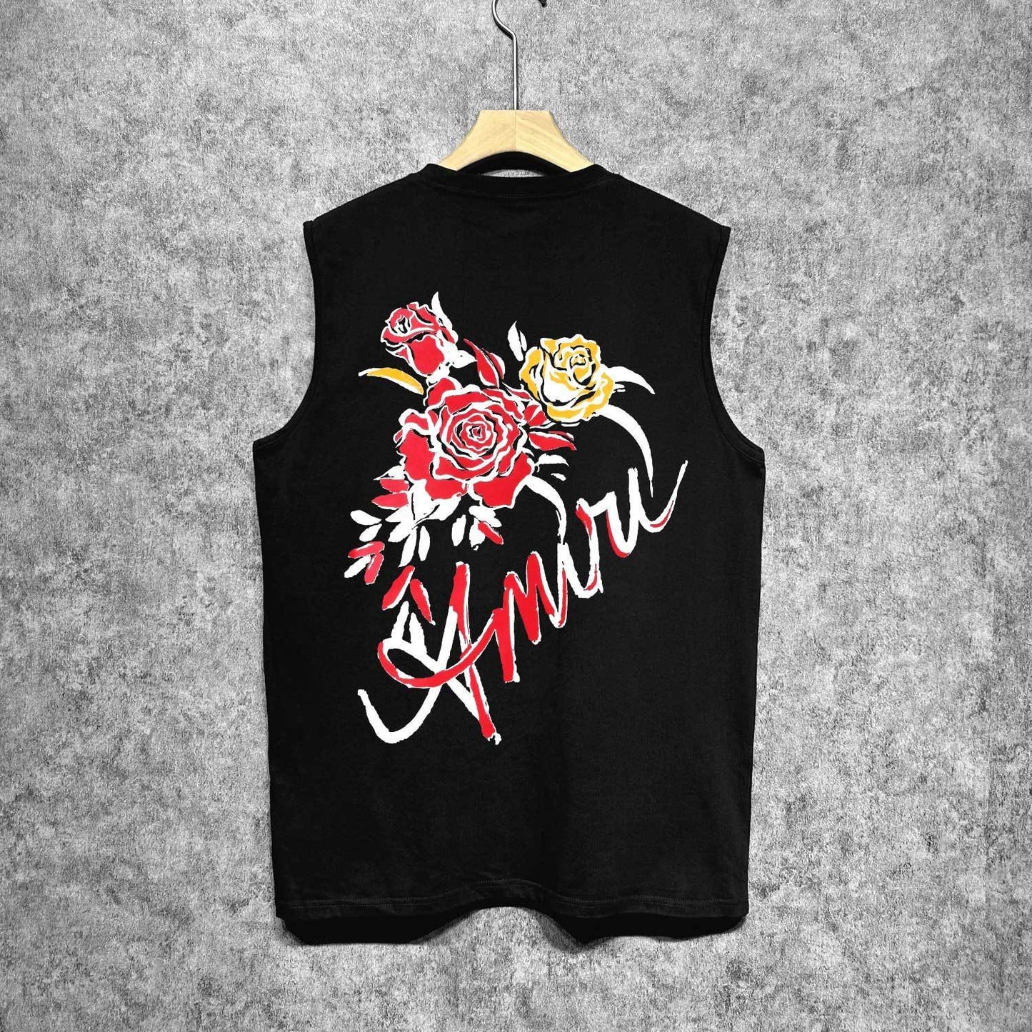 Amiri tank top flower printing