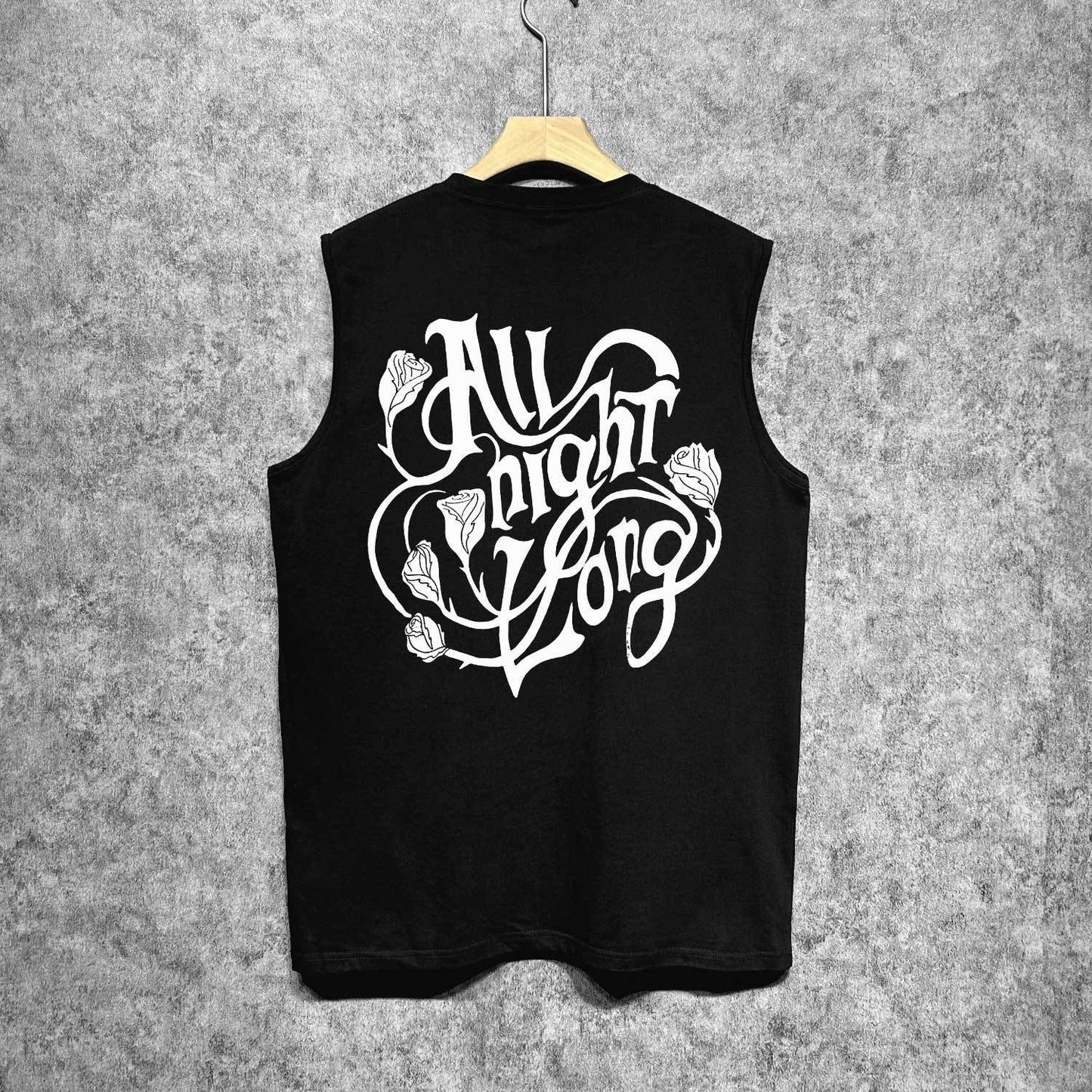 Amiri tank top morning glory printing
