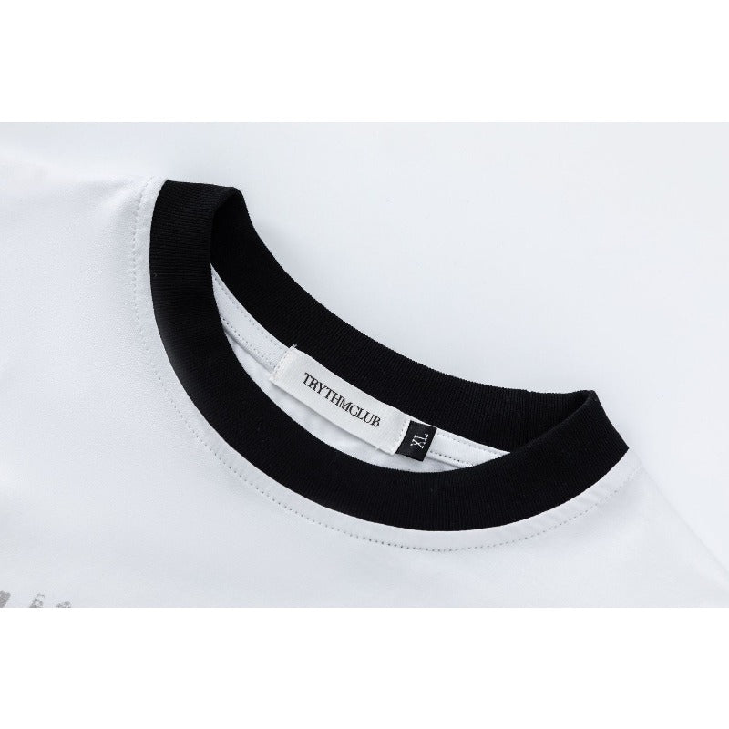 Men t shirts summer color matching