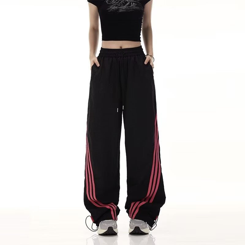 Women casual pants stripesloosesummer thin section