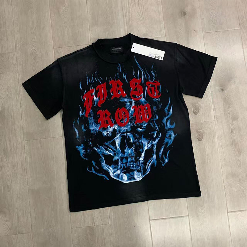 First Row T Shirts wake up and be fierce flame applique teeflame fashionfashionable brand