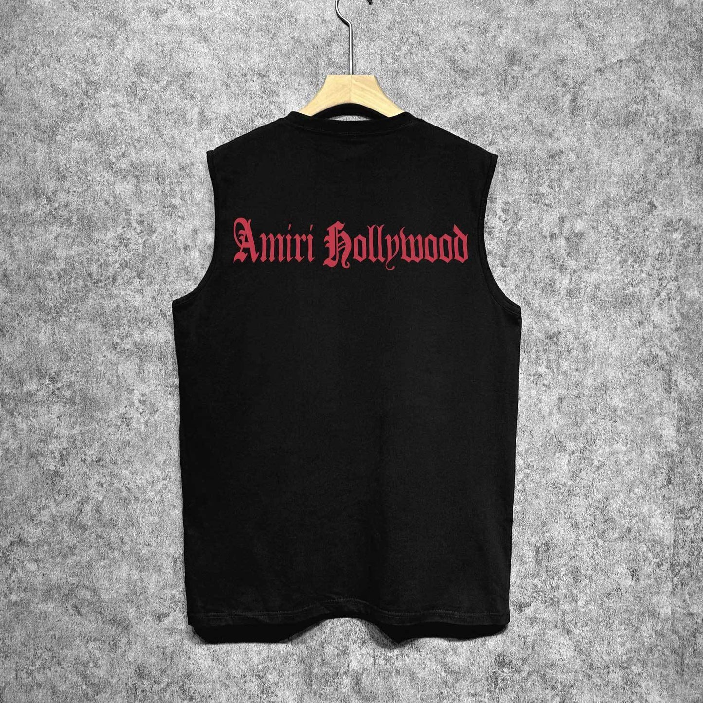 Amiri tank top sanskrit printing