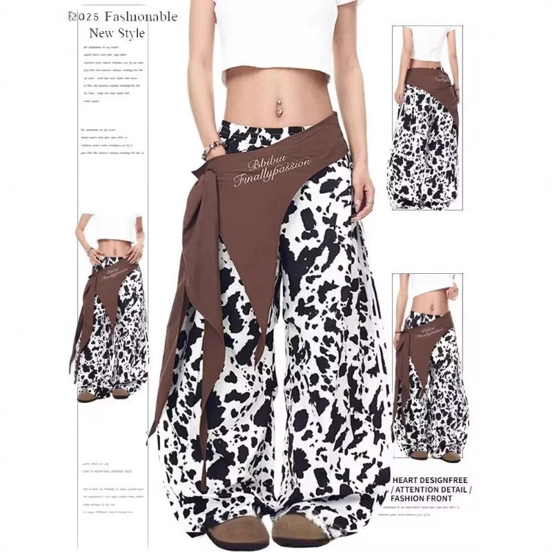 Women casual pants retro