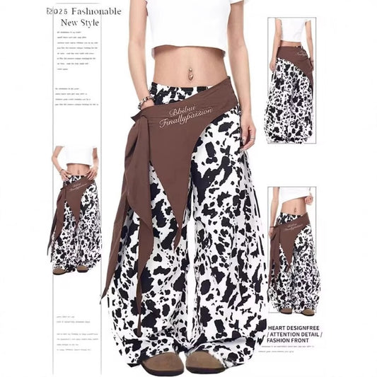 Women casual pants retro