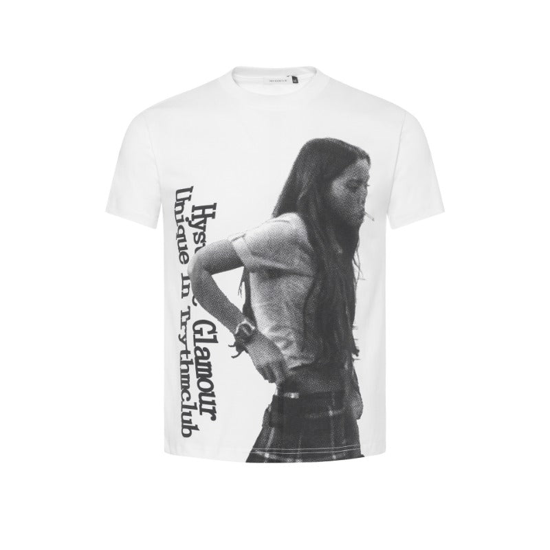 Men t shirts loose small collar