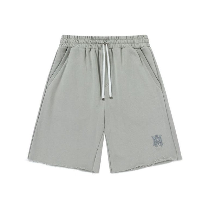 Amiri shorts drawstring slacks alphabet shorts