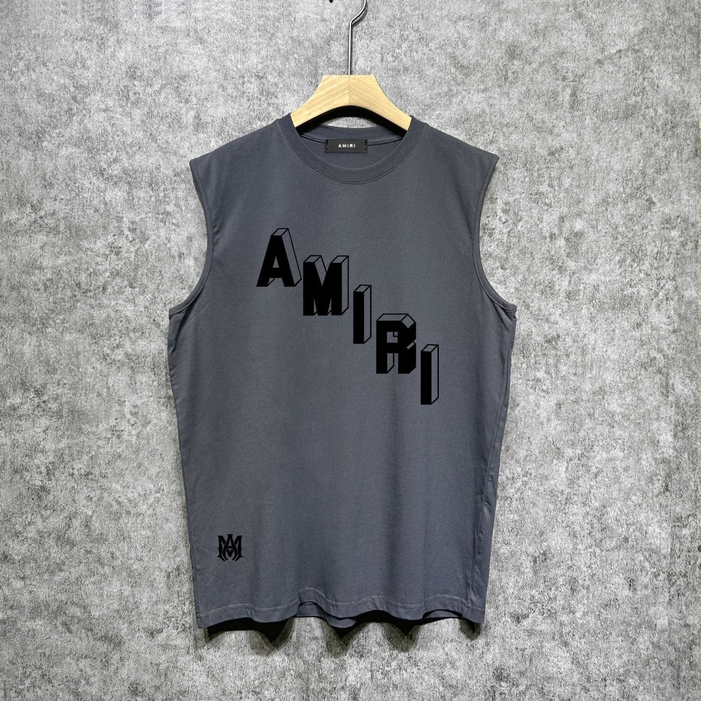 Amiri tank top stereoletter digital printing