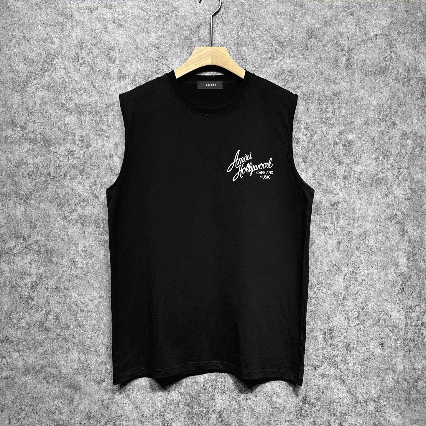 Amiri tank top banana panther printing