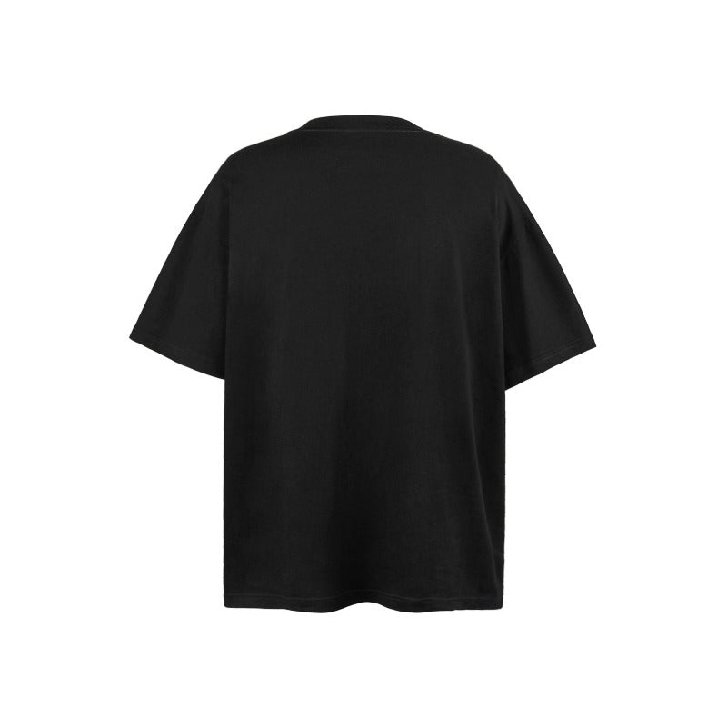 Men t shirts mankun spring american trendypure color international gesture handsome street casualloose short sleeve t-shirt