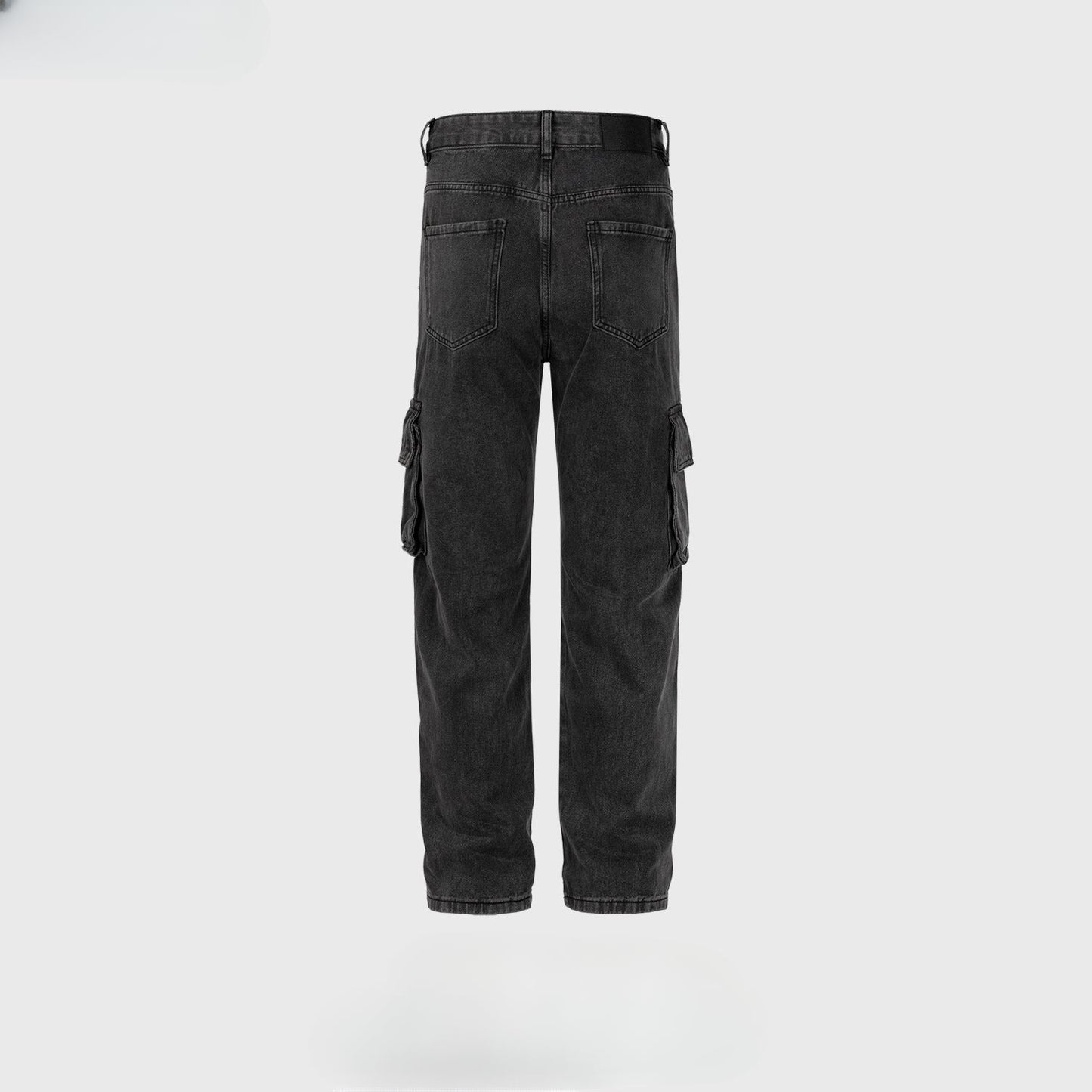 MIJKO Men's Vintage Pants MIJKO trousers men's and women's straight wash water old jeans