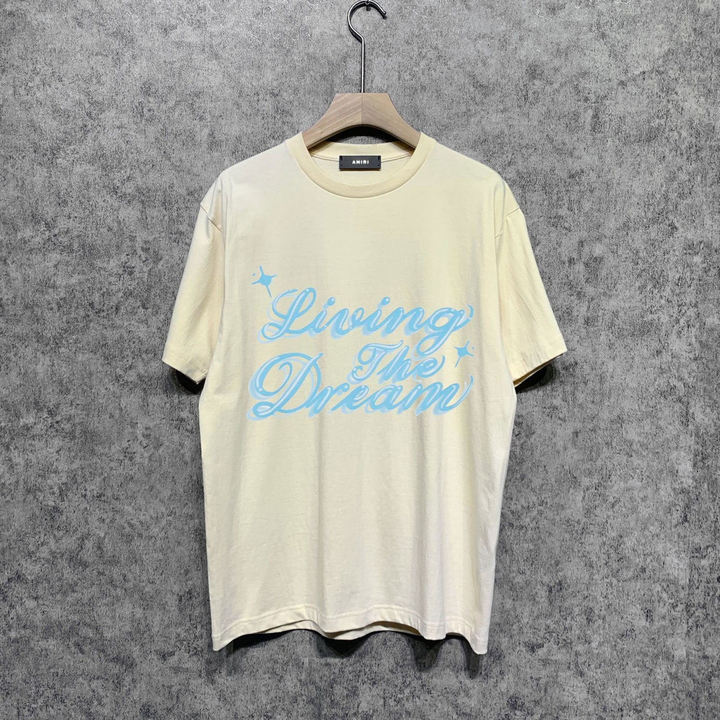 Amiri t shirts letterprinting short sleeves