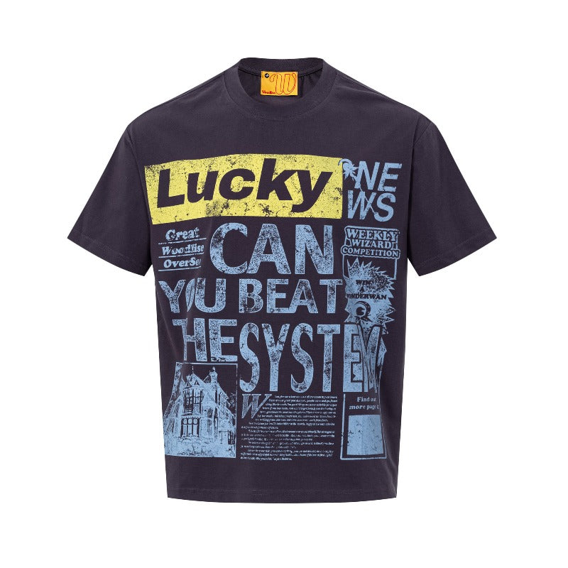 Men's t-shirts: wt american street style, unisex, premium summer letter graphic design, men's crew neck, relaxed fit, short sleeve t-shirt