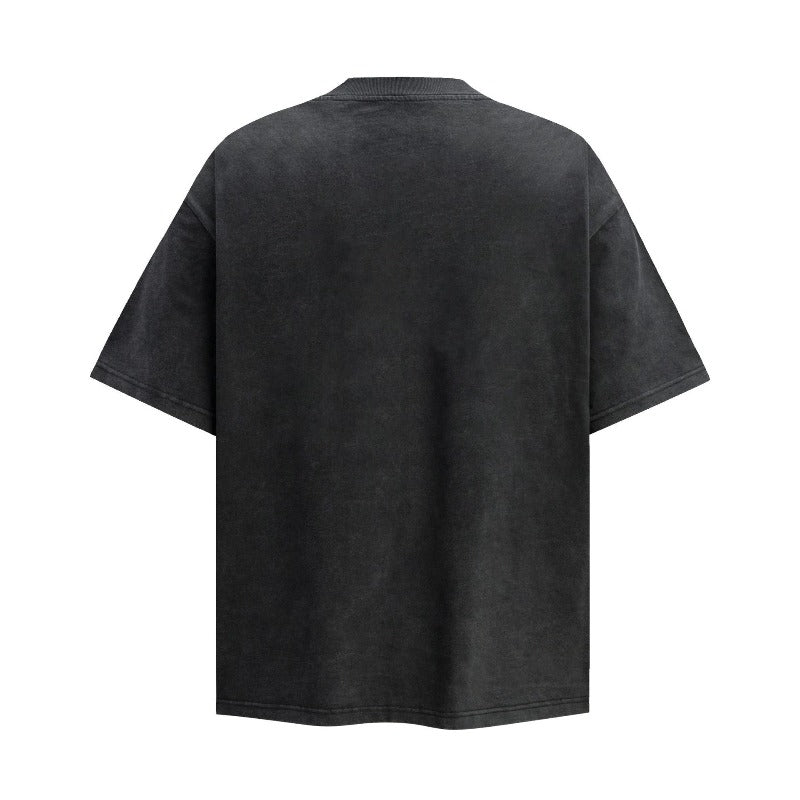 Men's t-shirts: american streetwear summer style - snake year graphic design, premium heavyweight, relaxed fit short sleeve tee