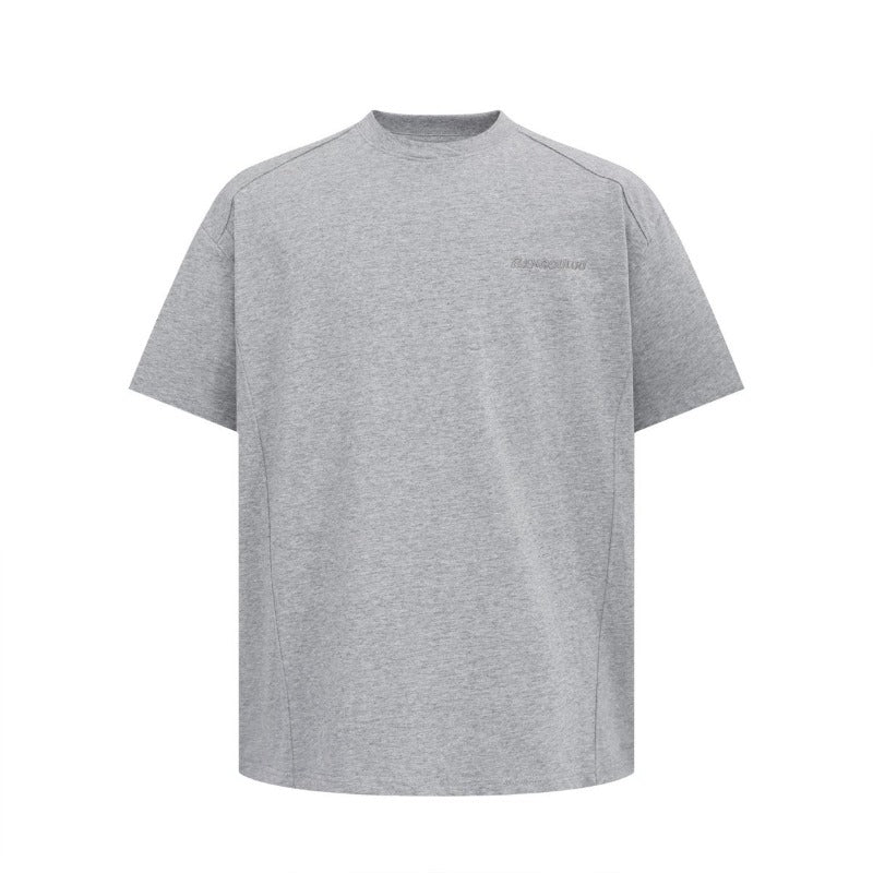 Men's t-shirts: american streetwear summer collection - deconstructed, high-end embroidered logo design, men's short-sleeve tee