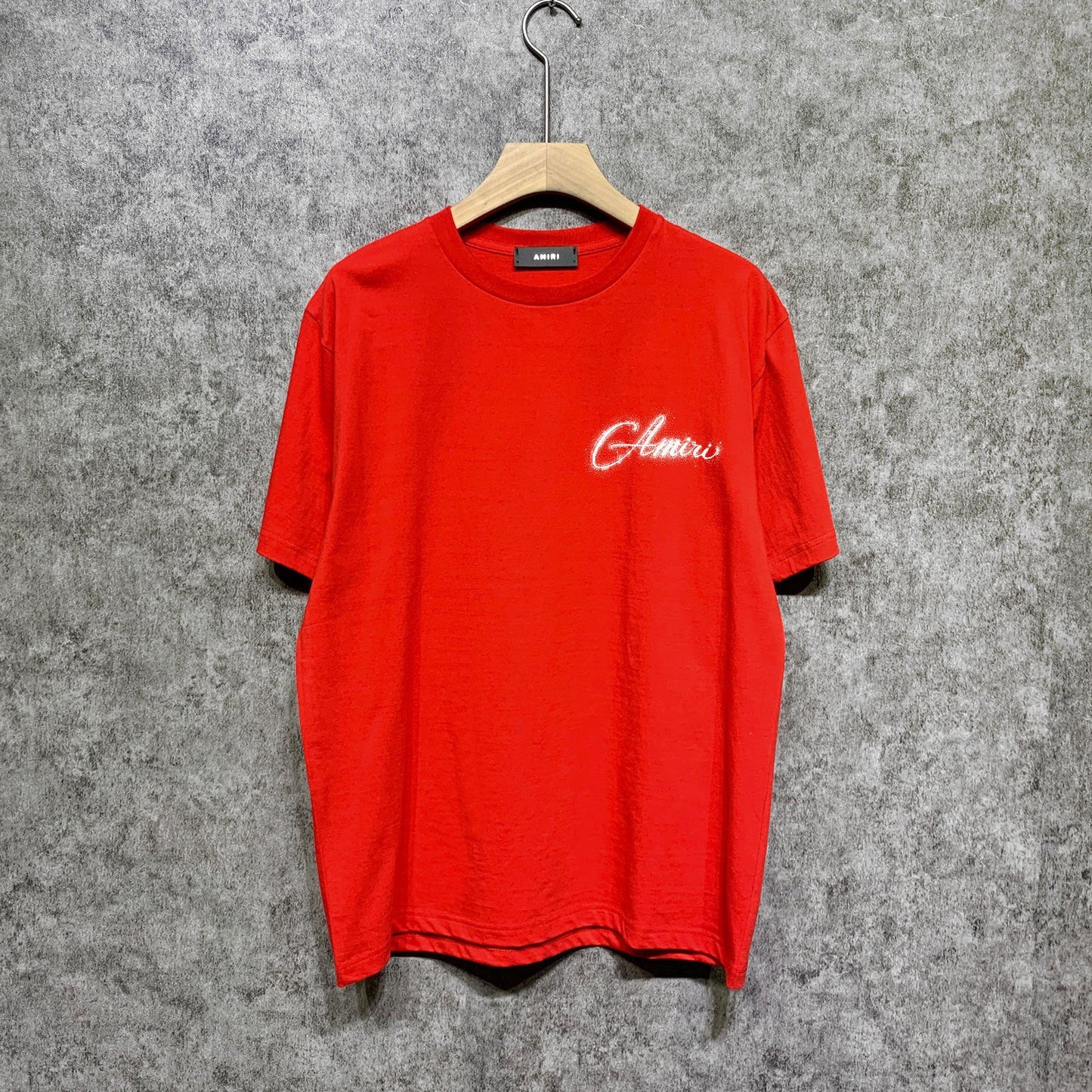 Amiri t shirts gypsophila printing short sleeve