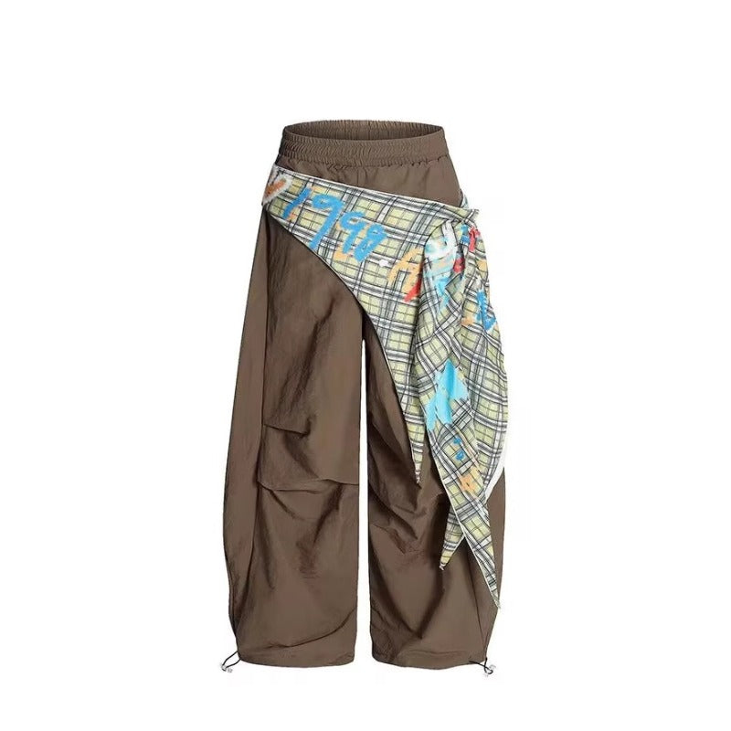 Women casual pants retro summer loose