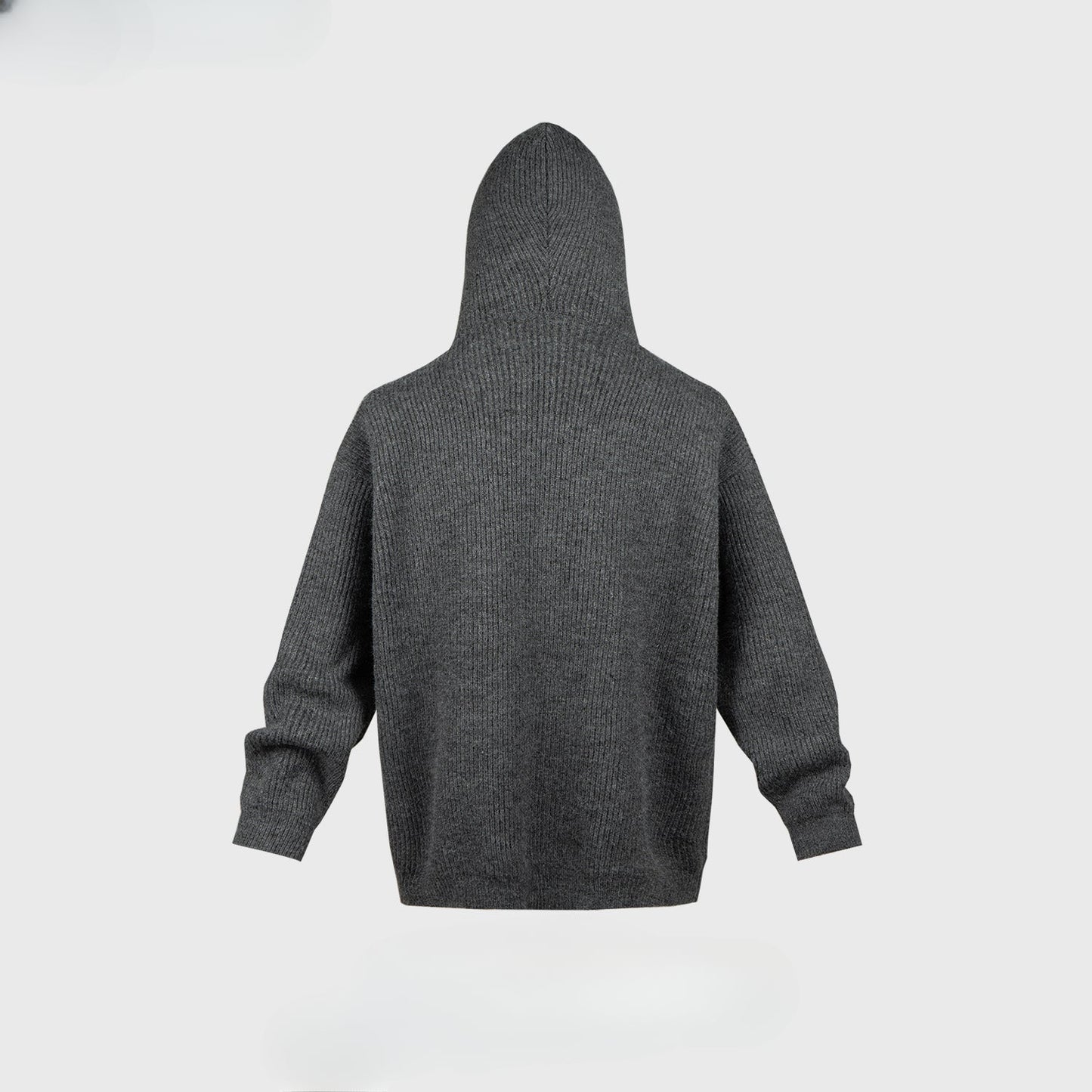 MIJKO Men's Vintage Pants MIJKO Men's Women's Autumn and Winter High Street Jacket Hooded Knitted