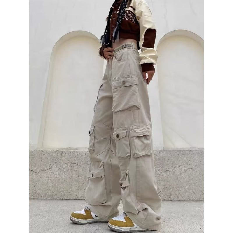 Women casual pant workwear pants women straight-leg