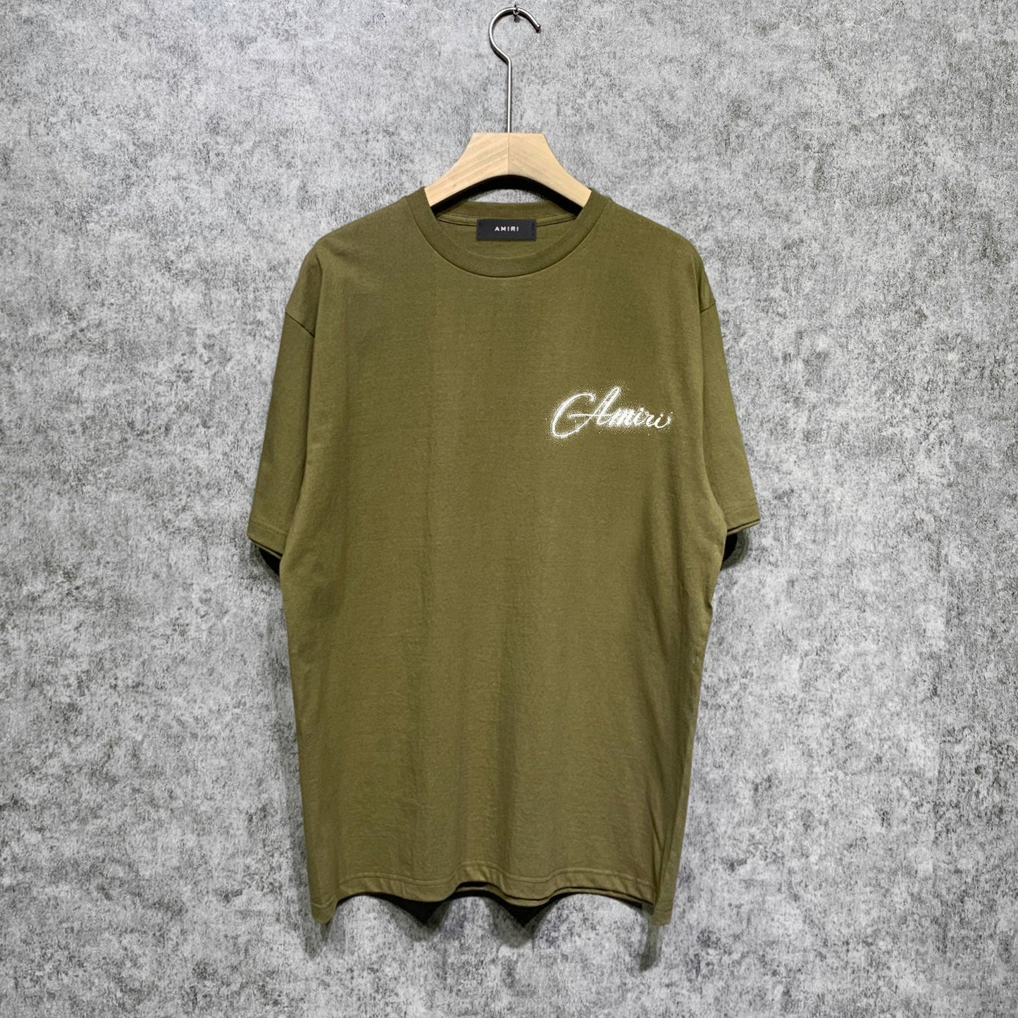 Amiri t shirts gypsophila printing short sleeve