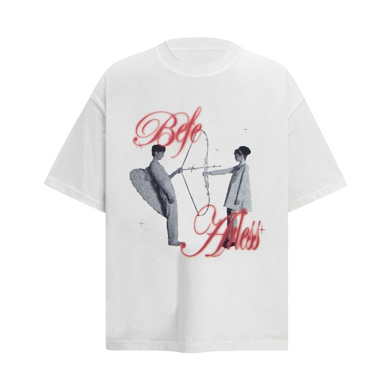 Men's t-shirts: american streetwear retro character graphic design, relaxed fit, premium quality, unisex short sleeve tee