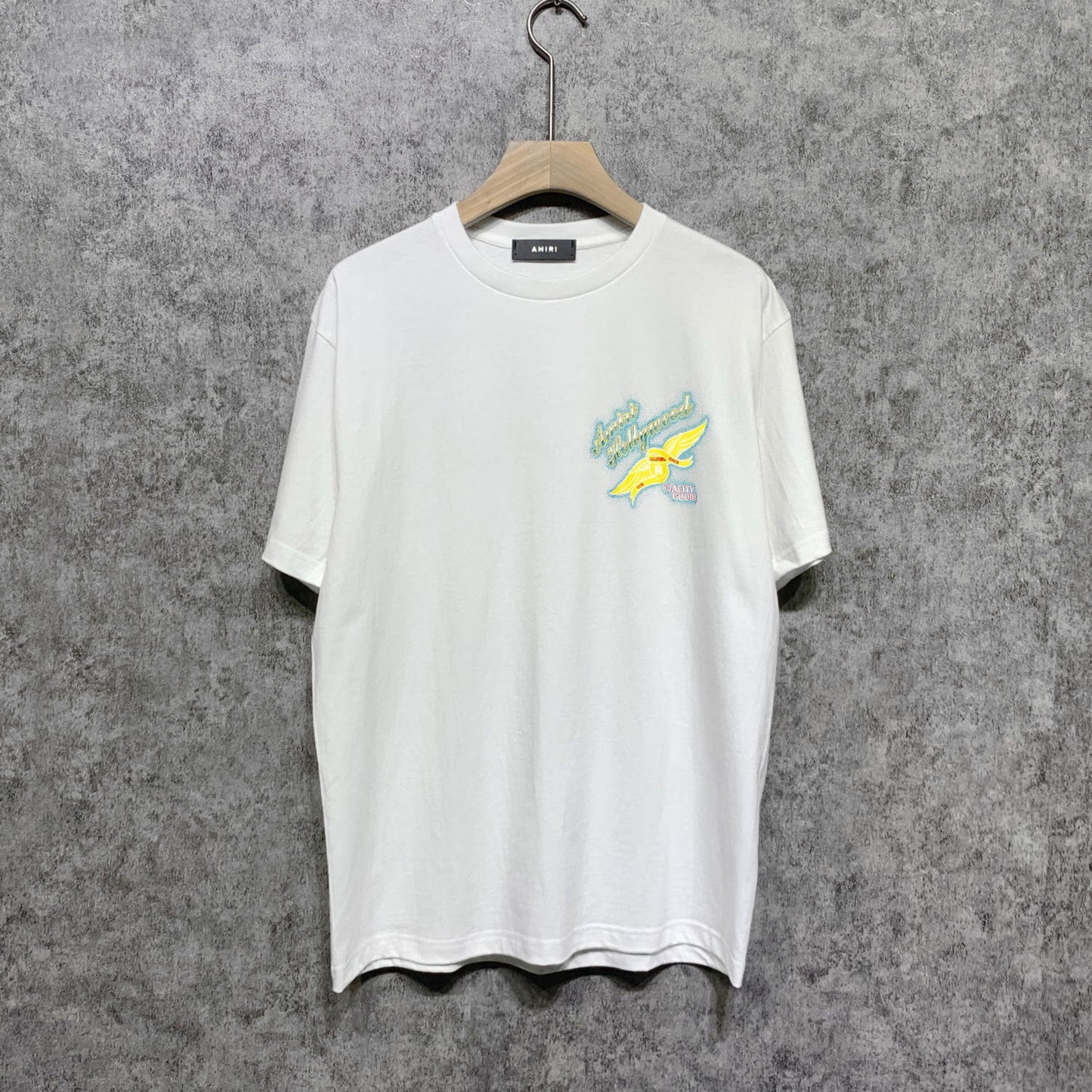 Amiri t shirts star point wings printing short sleeve