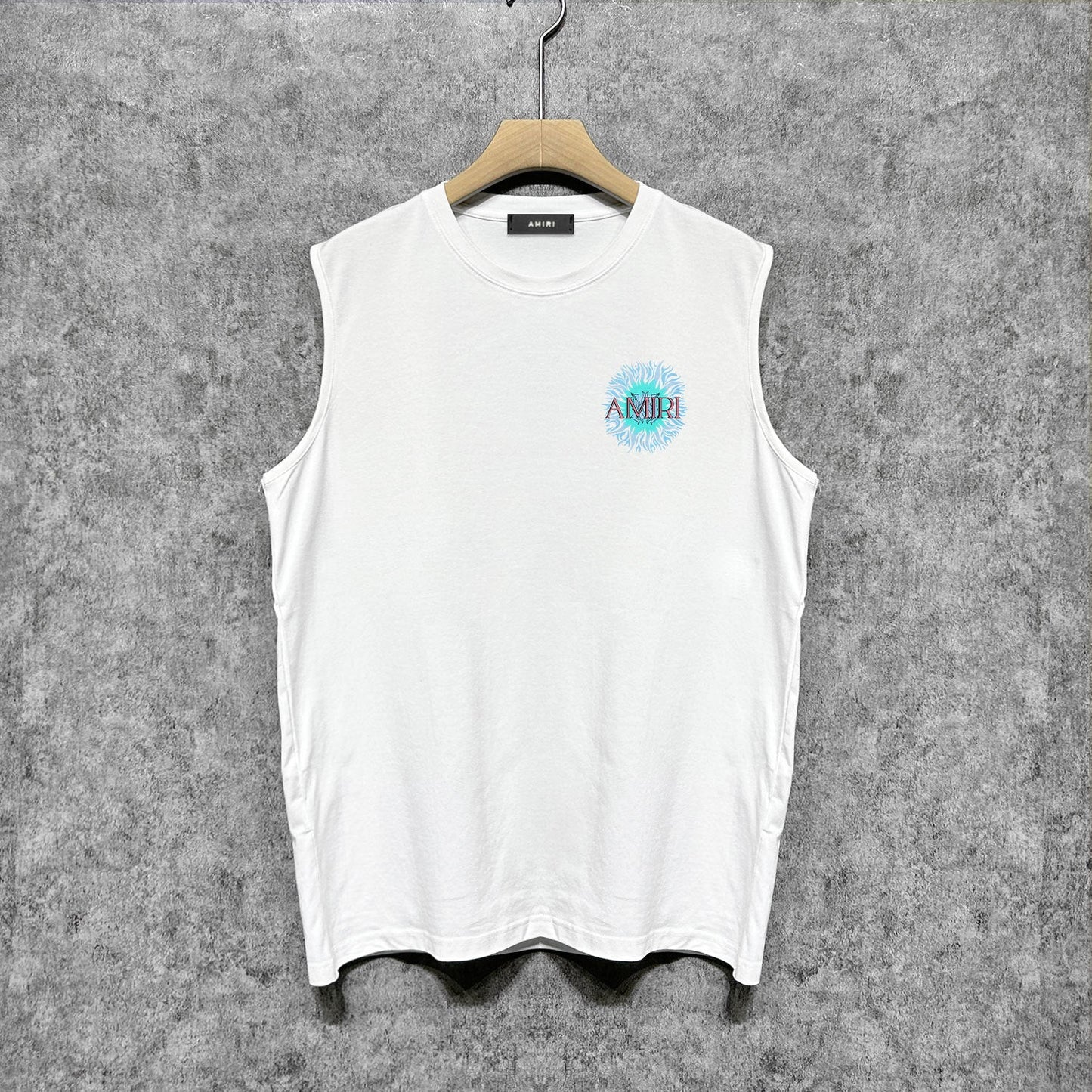 Amiri tank top colorful sun print