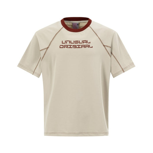 Men's t-shirts: american street style summer collection - vintage-inspired, structured design, premium short-sleeve tee for men