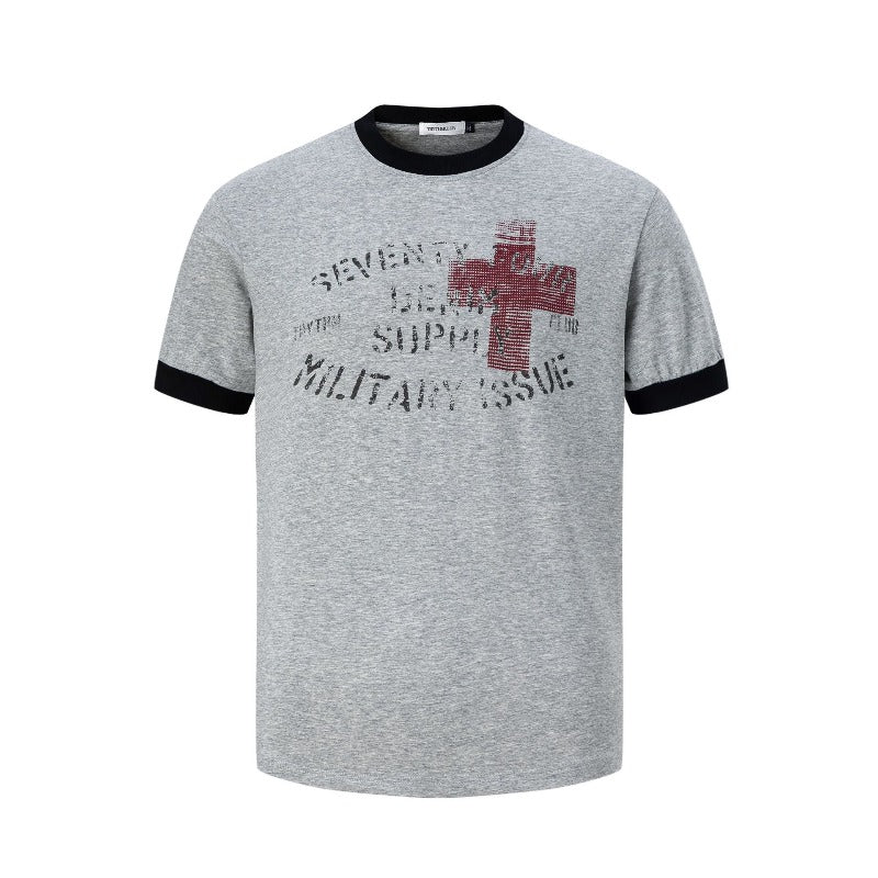 Men t shirts summer color matching