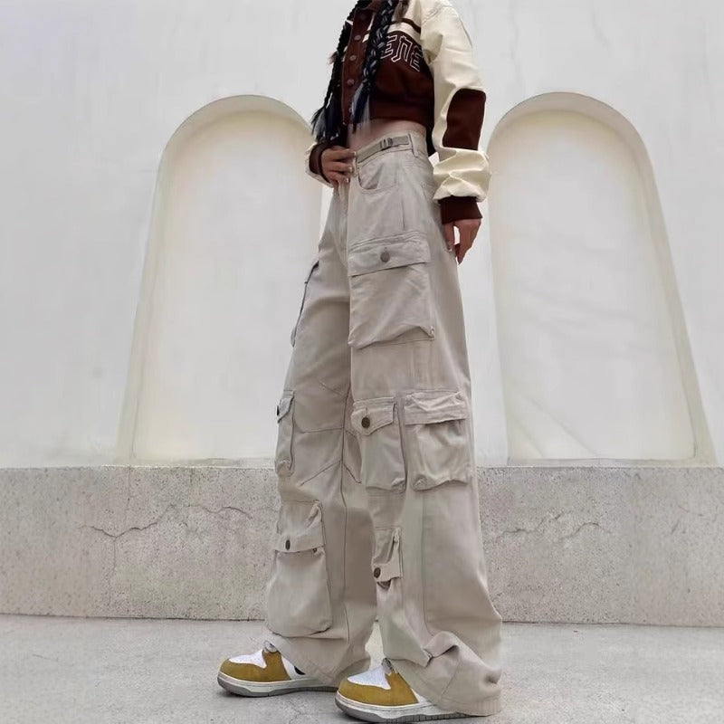 Women casual pant workwear pants women straight-leg