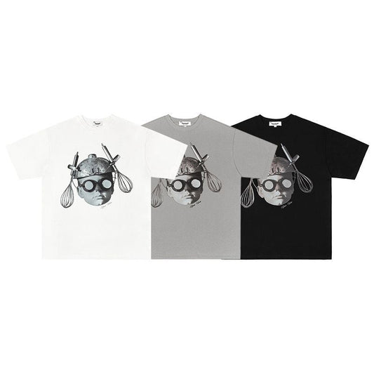 Mens T Shirts Loose Couple Casual Short Sleeves