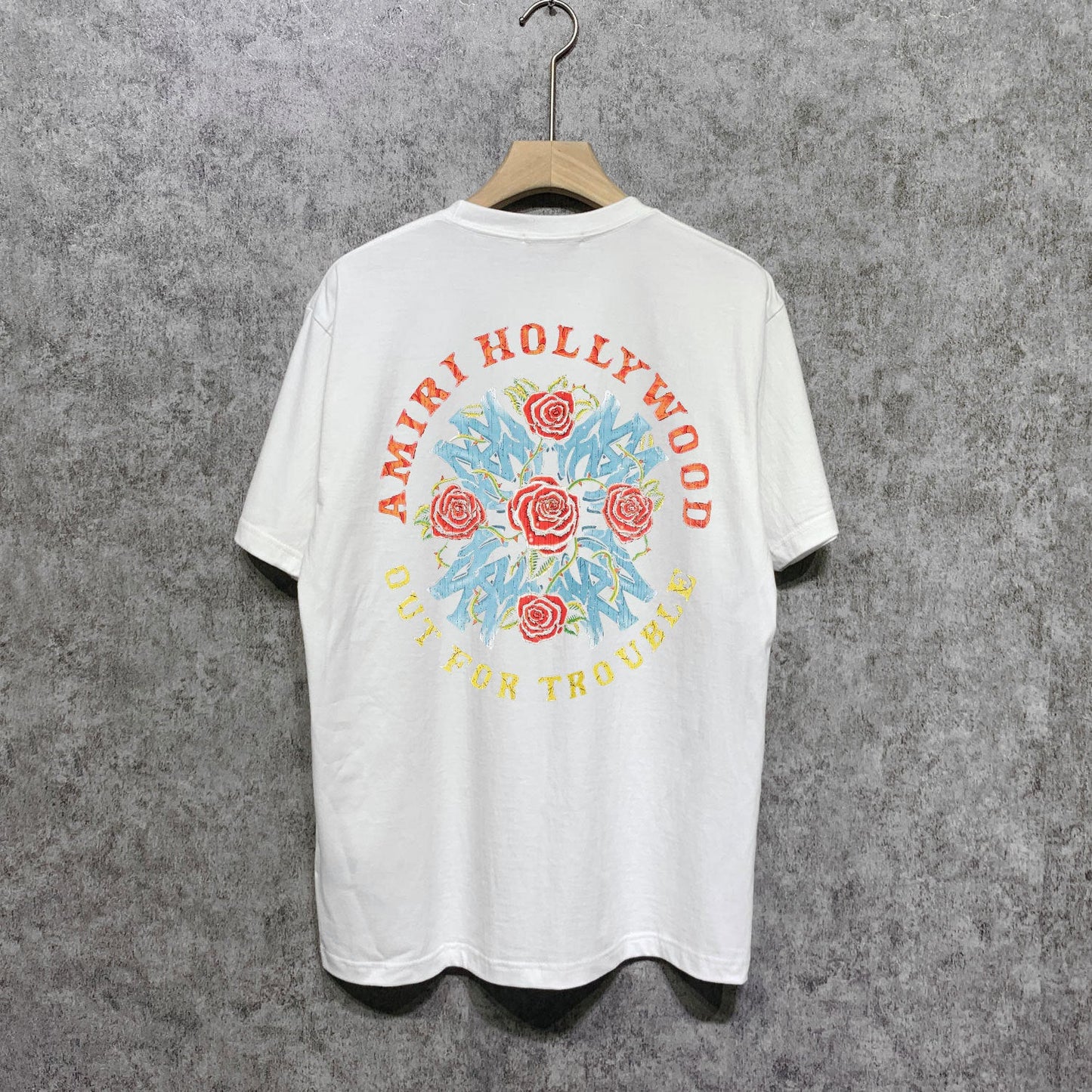 Amiri t shirts floral print short sleeve
