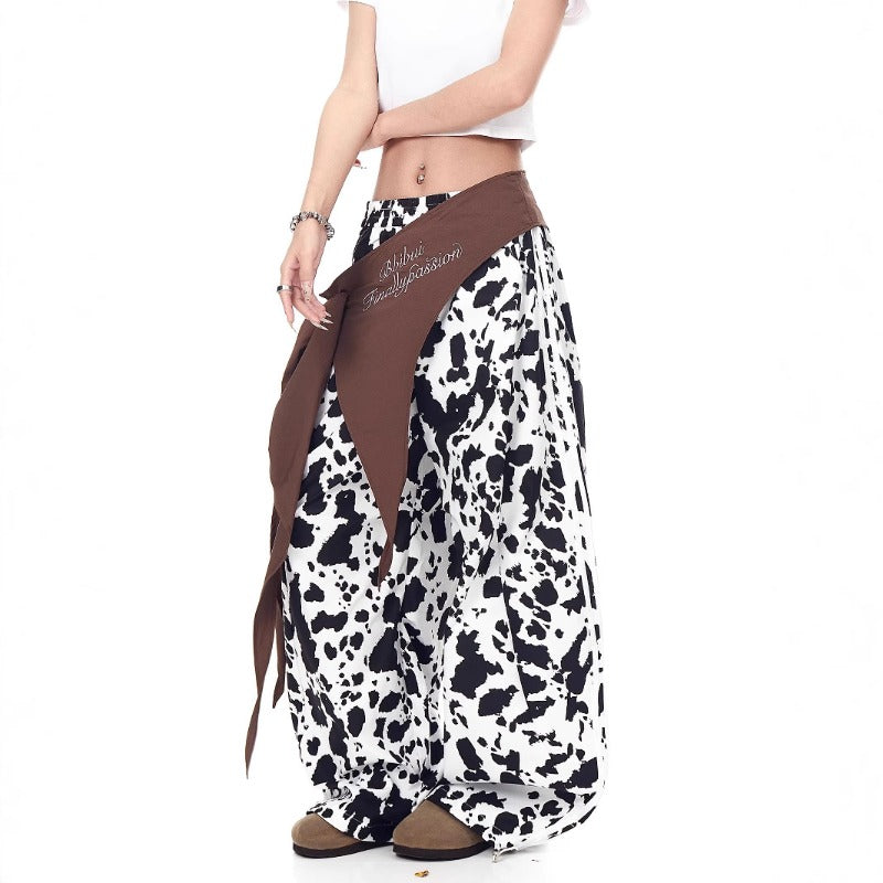 Women casual pants retro