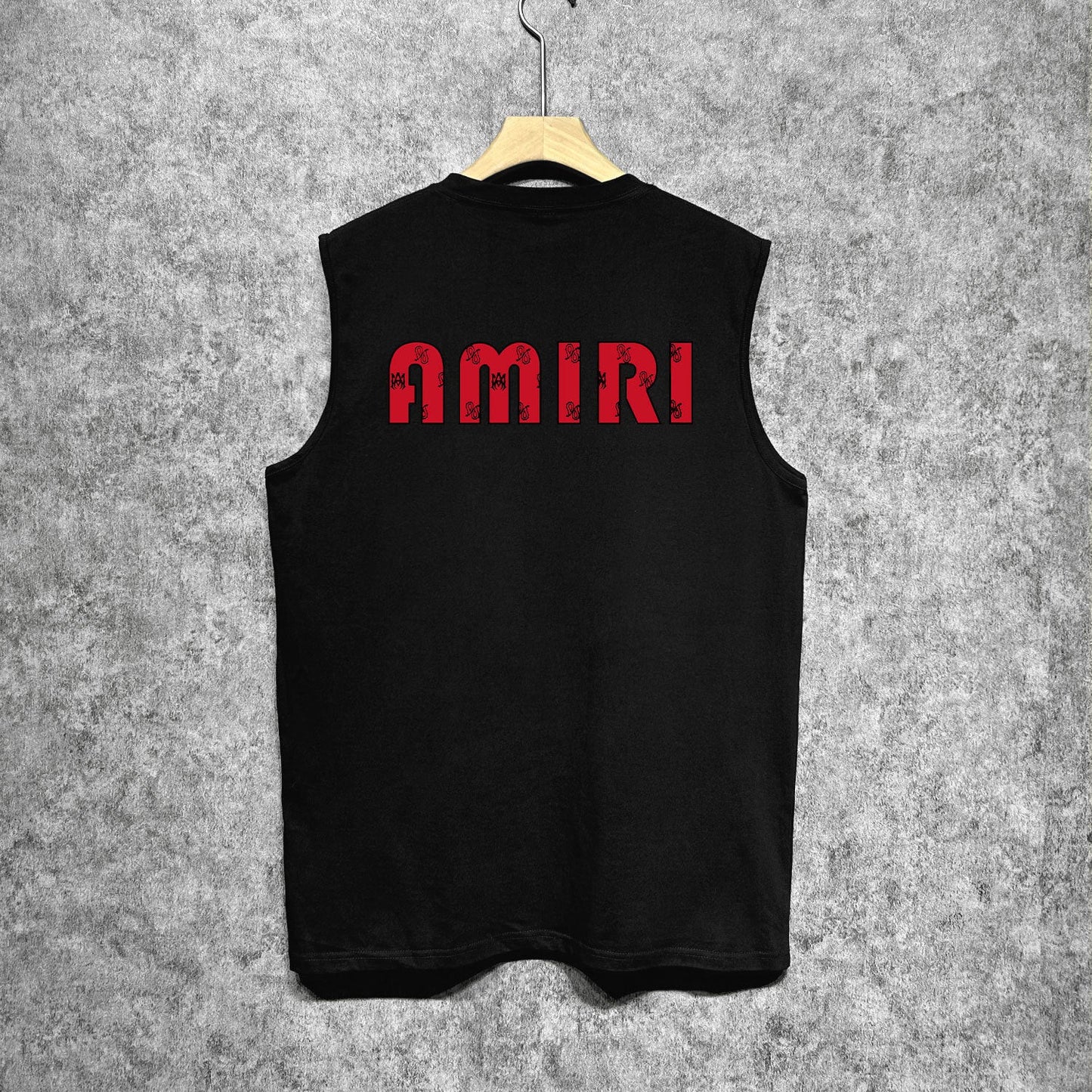 Amiri tank top cashew flower large simple logo printing