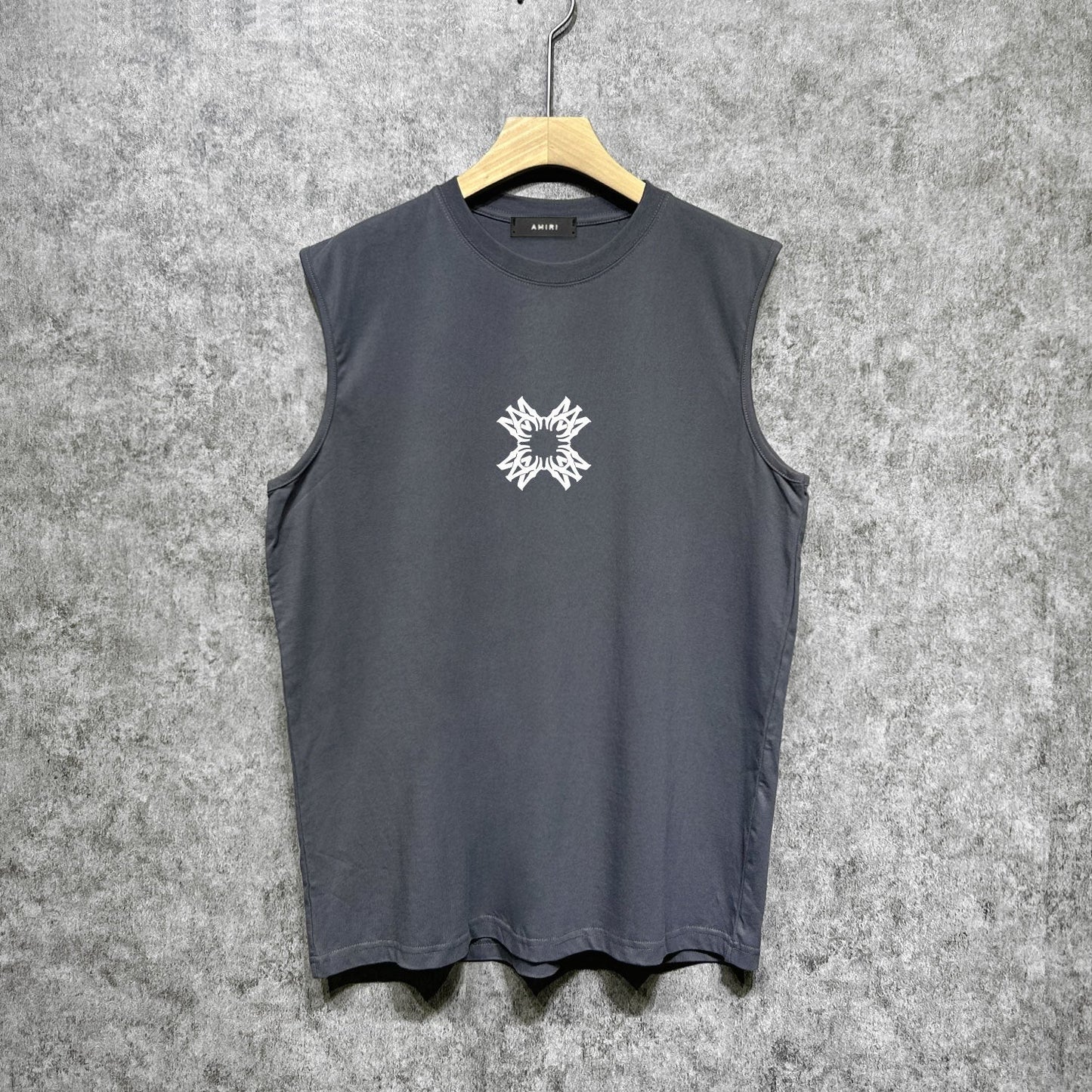Amiri tank top with small simple letter print