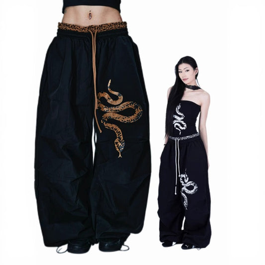 Women casual pants women's summer wide-leg sports trousers