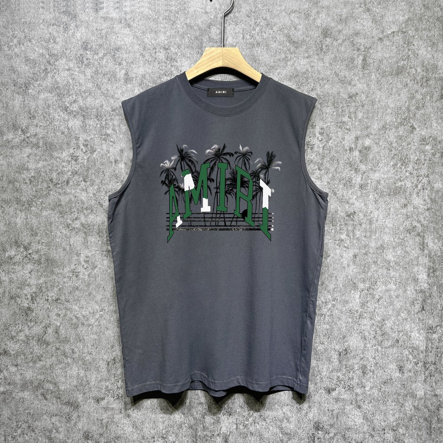 Amiri tank top coconut beach print