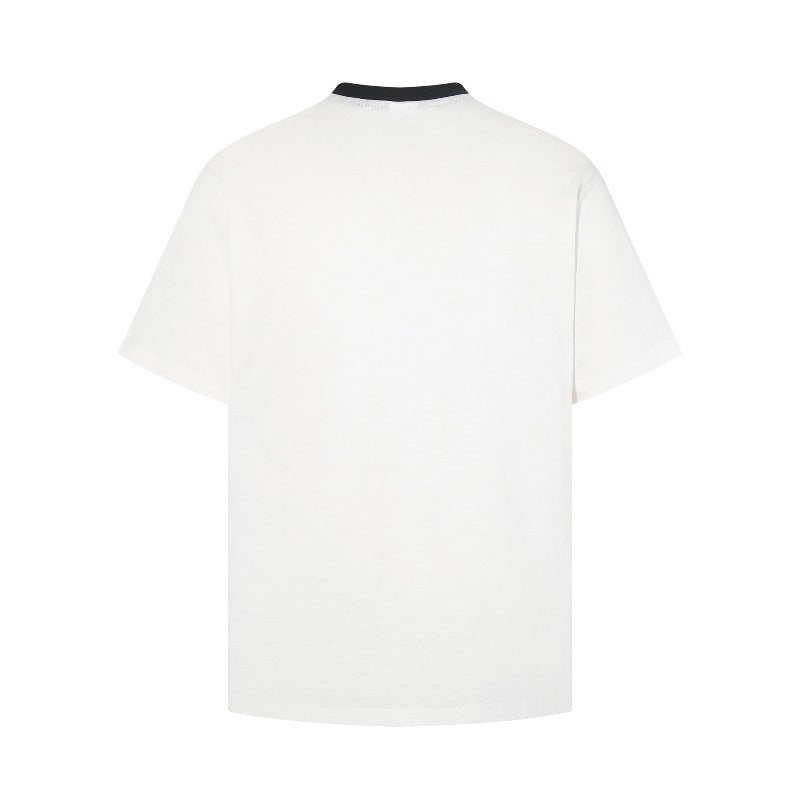 Men's t-shirts - american retro unisex g breathable slub cotton graphic design slim fit short sleeve tee