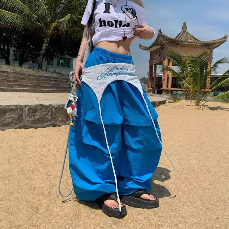 Women casual pants dopamine workwear layering