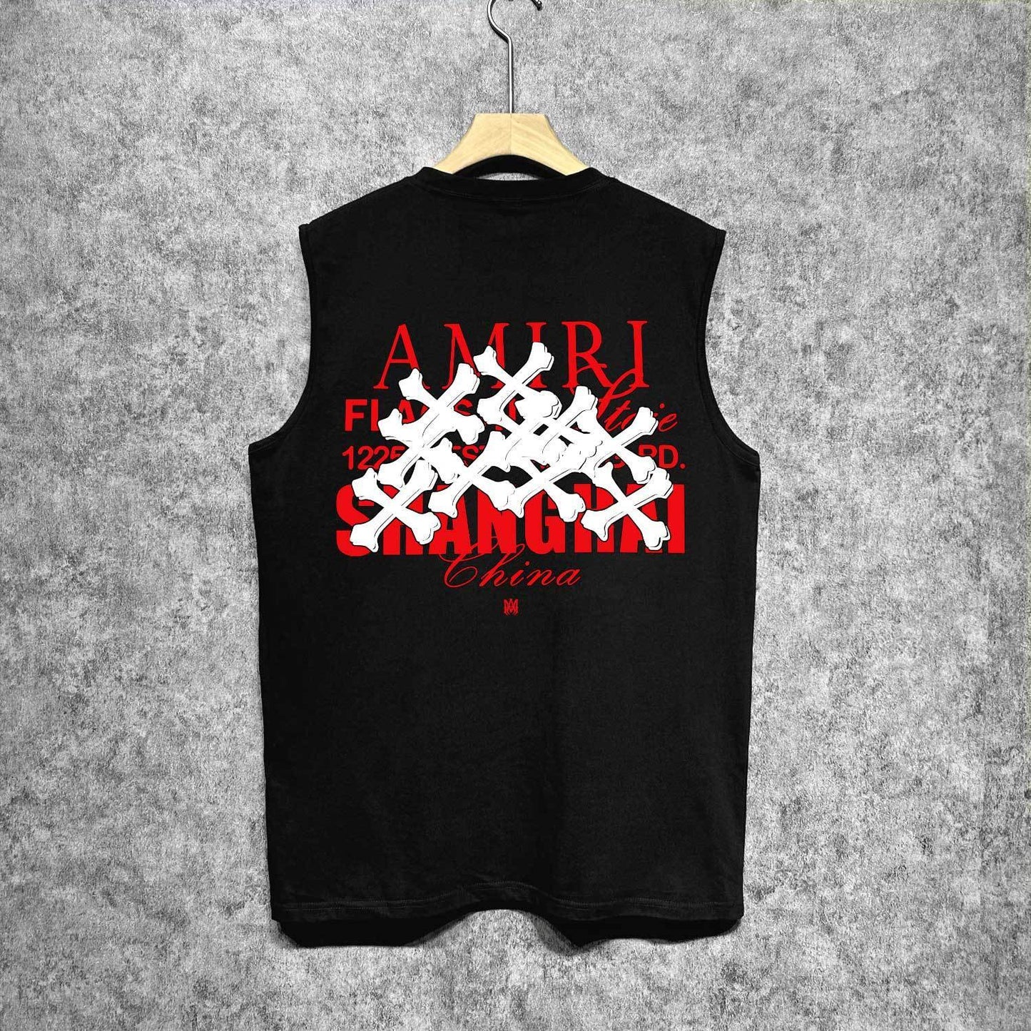 Amiri tank top bone print