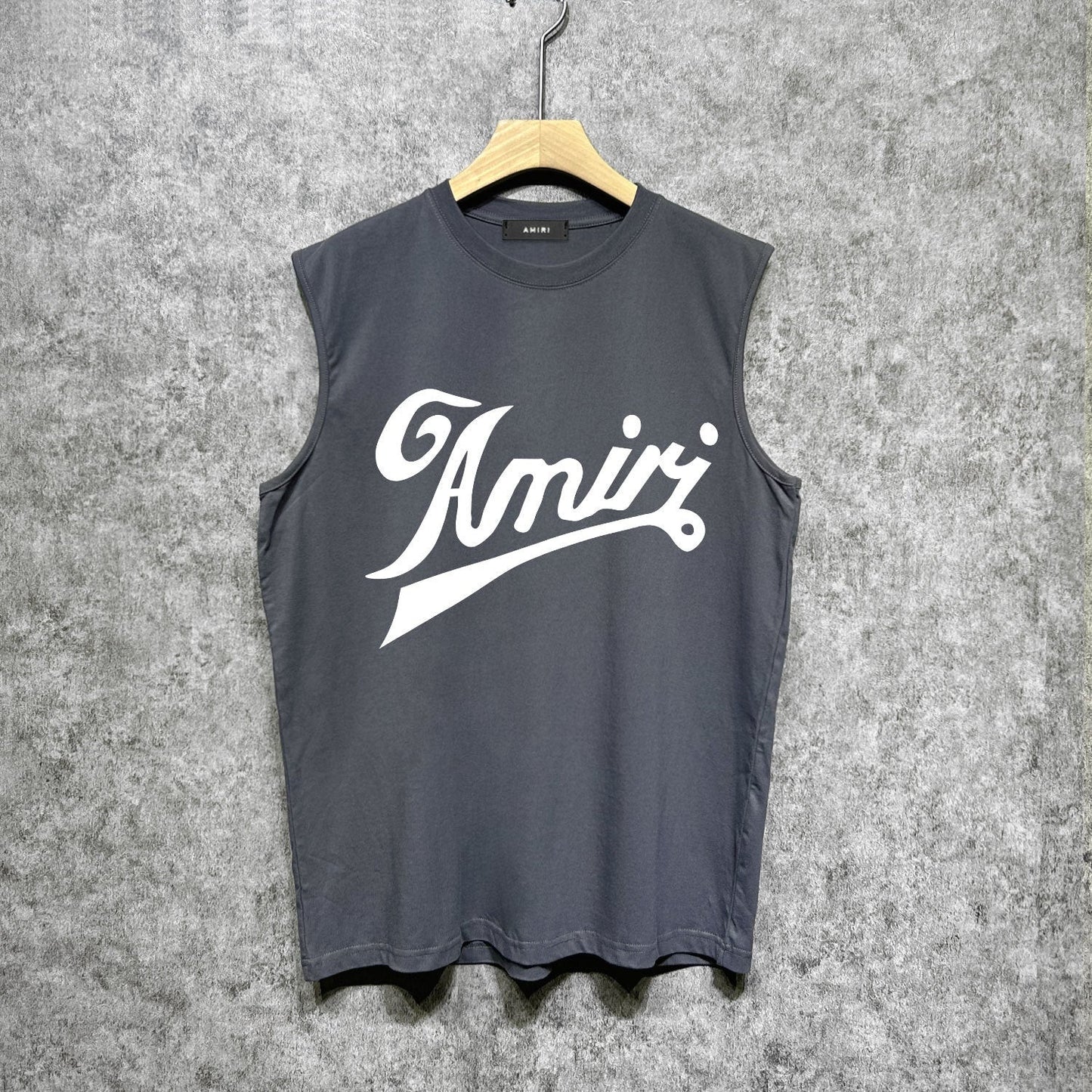 Amiri tank top with flowing letter print