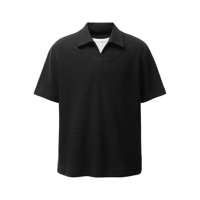 Men t shirts retro lapelloose