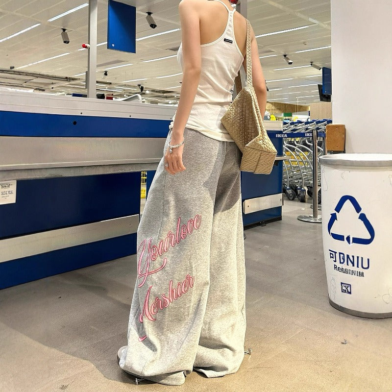 Women casual pants Y2K women loose sweatpants