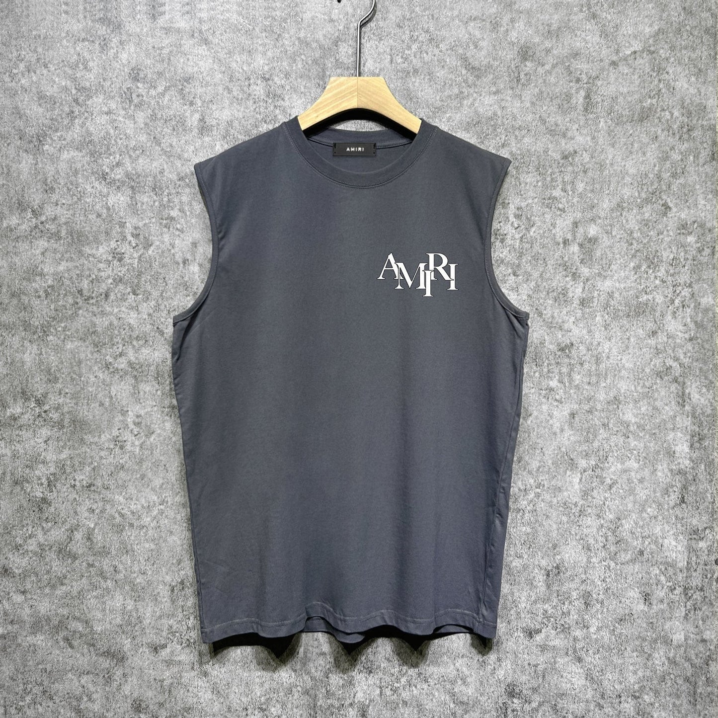 Amiri tank top with overlapping letter print