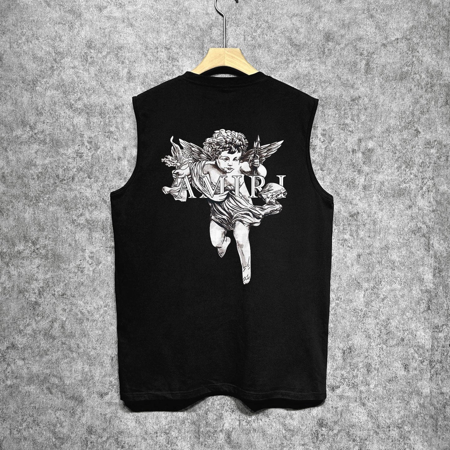 Amiri tank top angel sketch printing