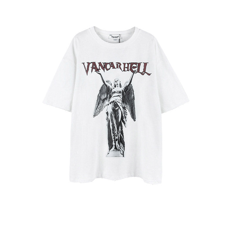 Mens T Shirts Old Loose Summer