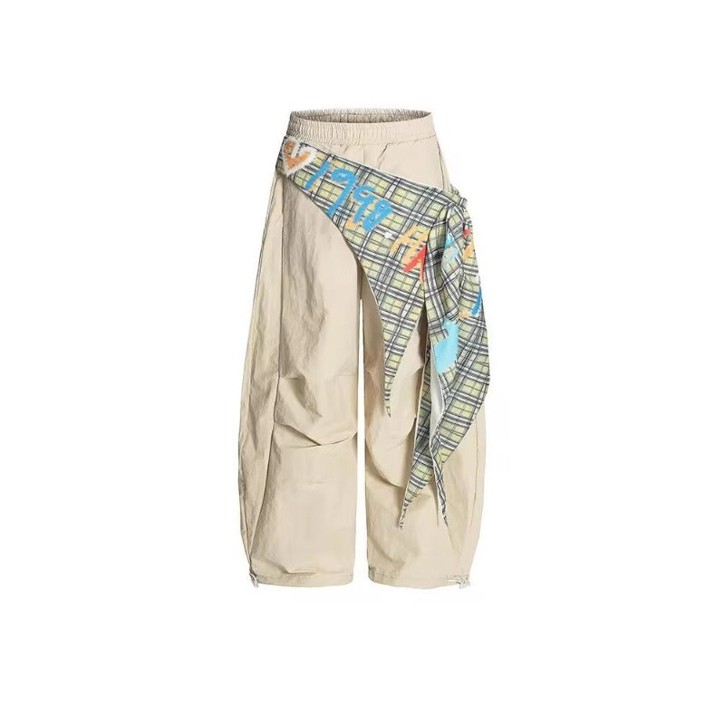 Women casual pants retro summer loose