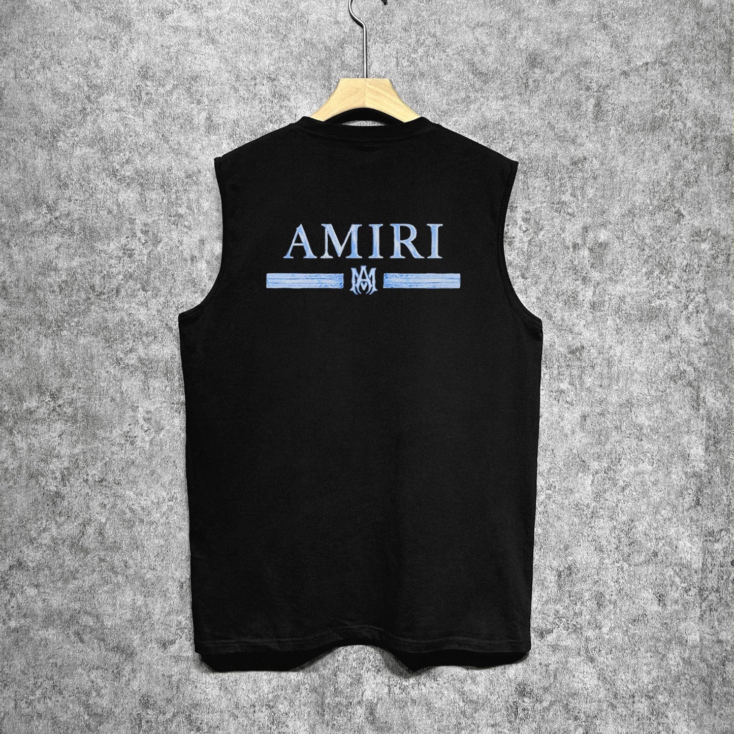 Amiri tank top with crayon horizontal stripes printing